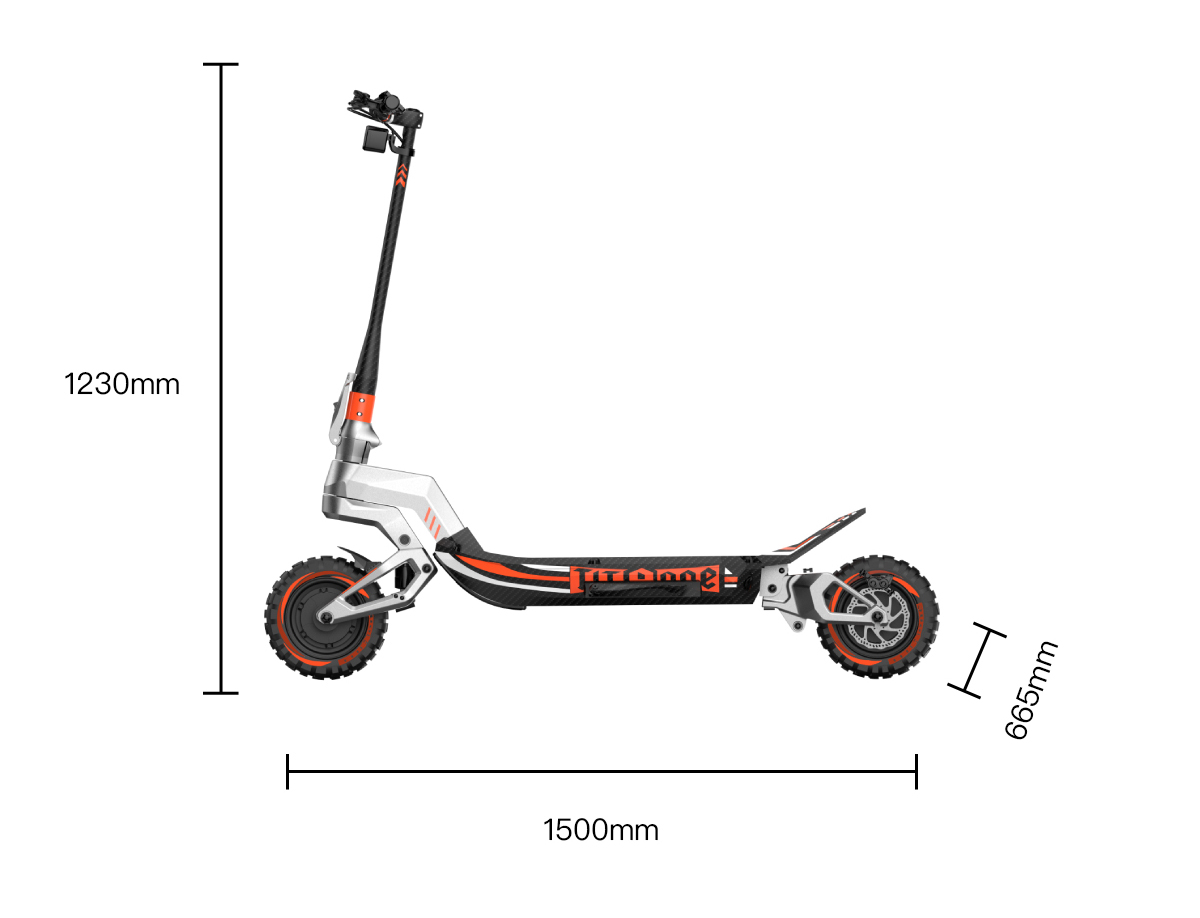 scooter stand size